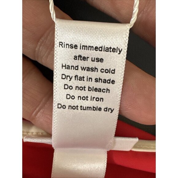 Andie Women's L The Bells Hipster Swim Bottom Poppy Red NWT - Picture 11 of 14